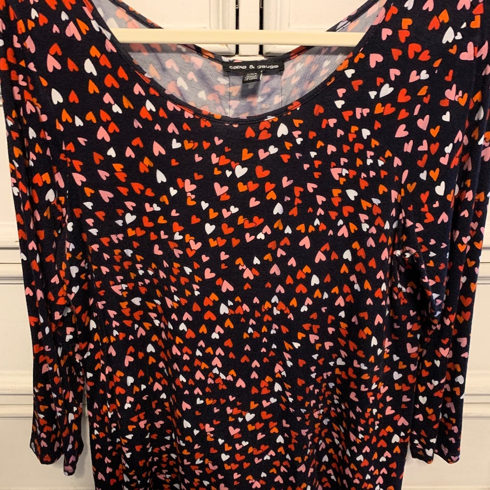 Heart design tunic